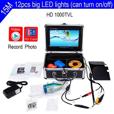 Defibisi penuh pencari ikan bawah air dengan DVR